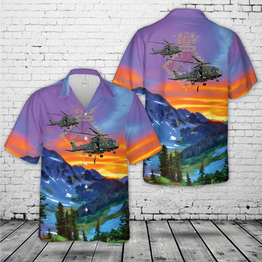 RNAS Yeovilton (HMS Heron) 846 Naval Air Squadron Hawaiian Shirt