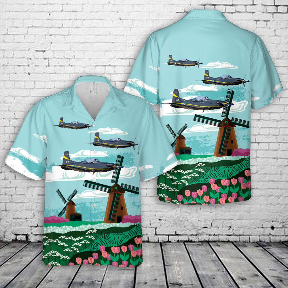 RNLAF Pilatus PC-7 Hawaiian Shirt
