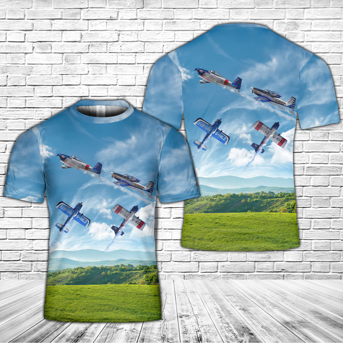 RV8tors Display Team 3D T-Shirt