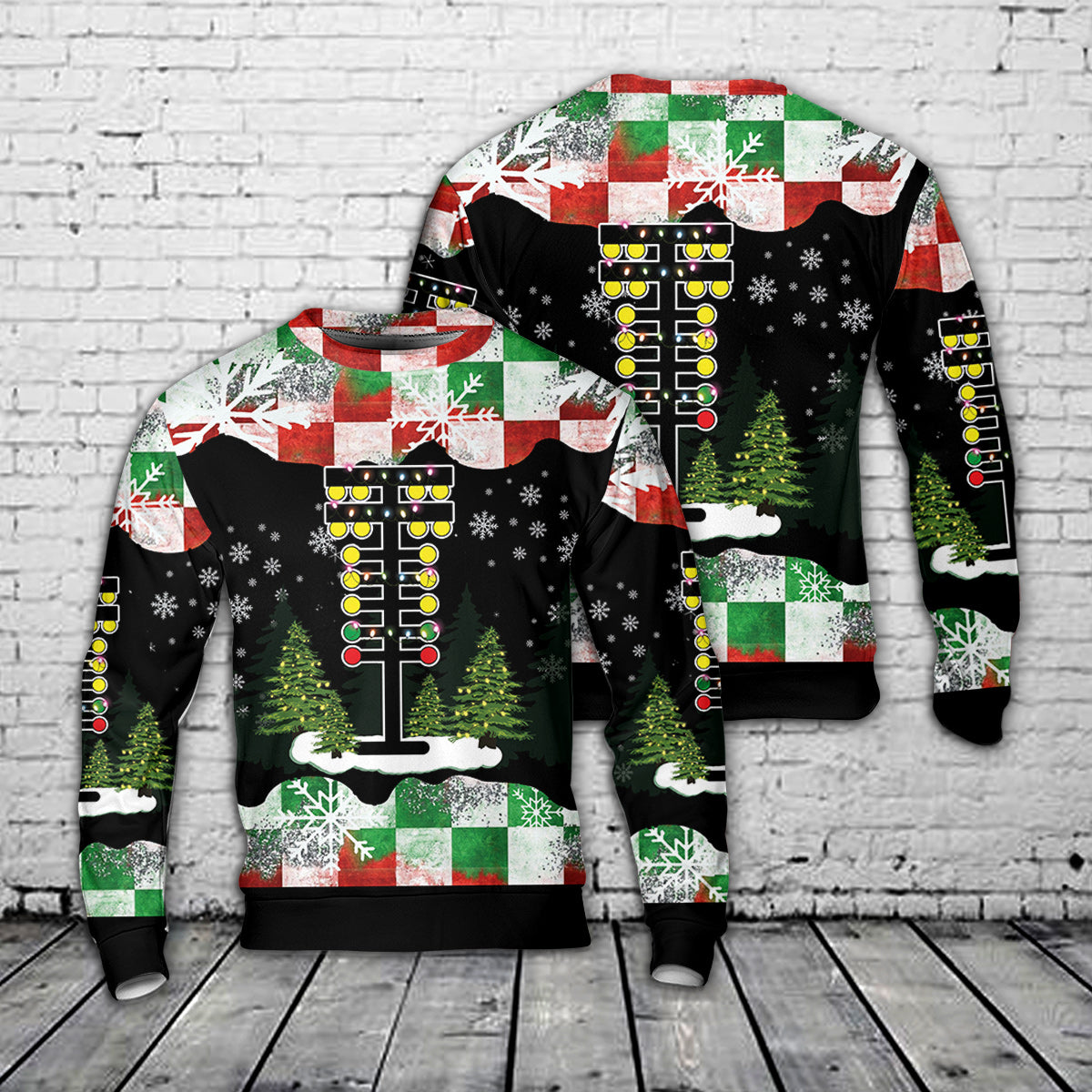 Racing Tree Christmas Sweater