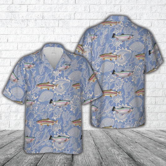 Rainbow Trout Fishing Hawaiian Shirt