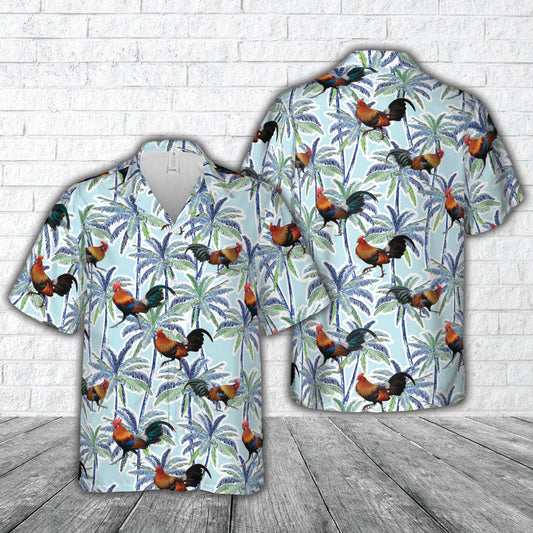 Red junglefowl Hawaiian Shirt