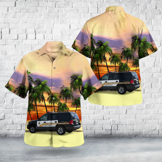 Redding, California, Shasta County Sheriffs Office Hawaiian Shirt