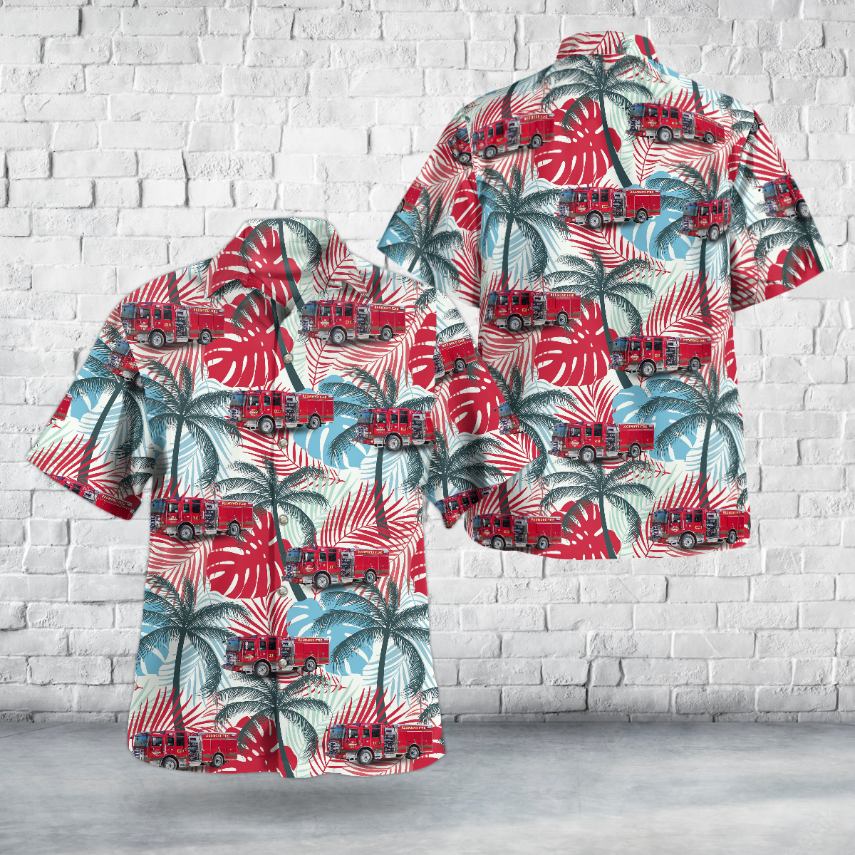 Redmond, Washington, Redmond Fire Department Hawaiian Shirt