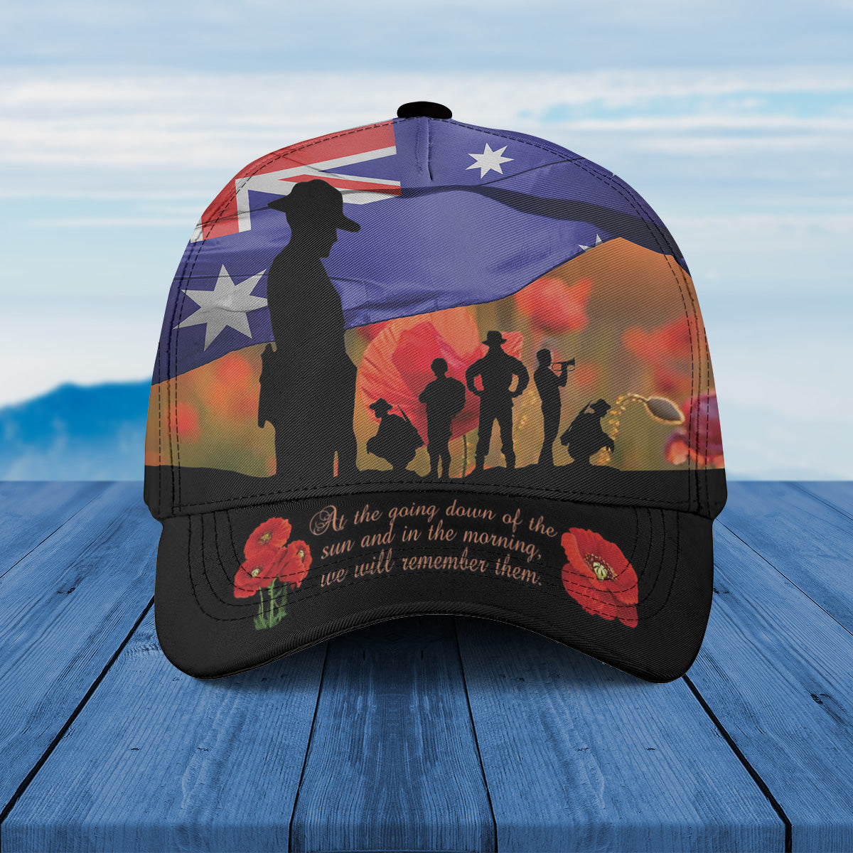 Remembering Anzac Day Baseball Cap