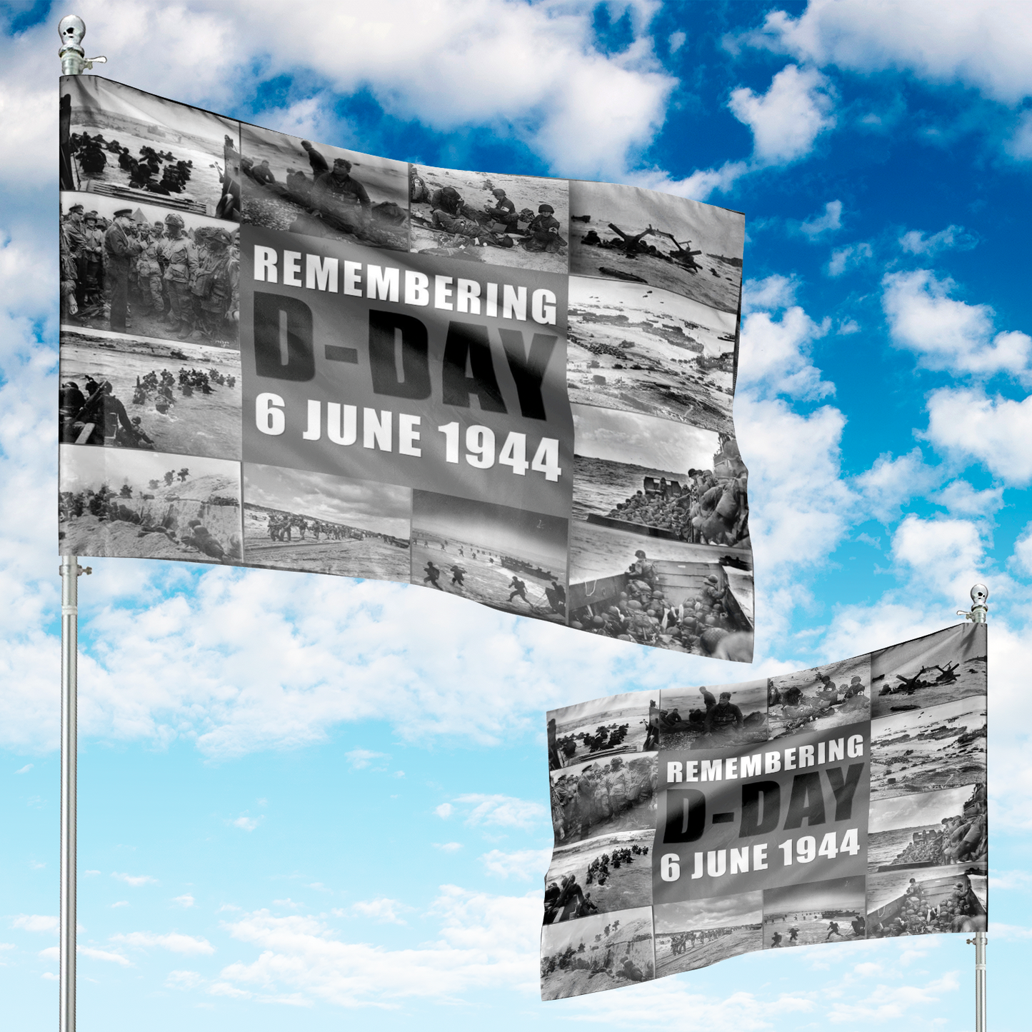 Remembering D-Day 6 June 1944 House Flag