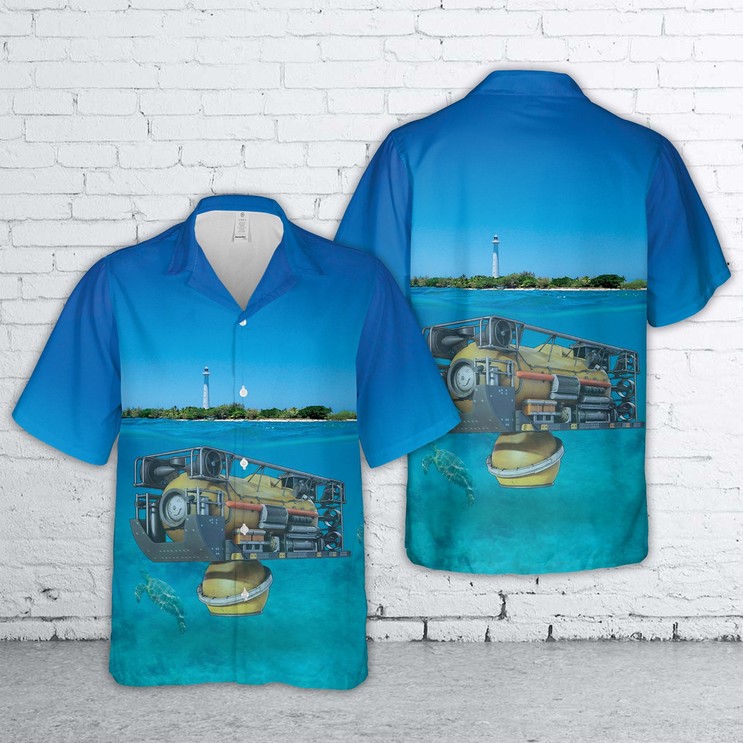 Remotely Operated SRS - Submarine Rescue System NATO PBR Hawaiian Shirt