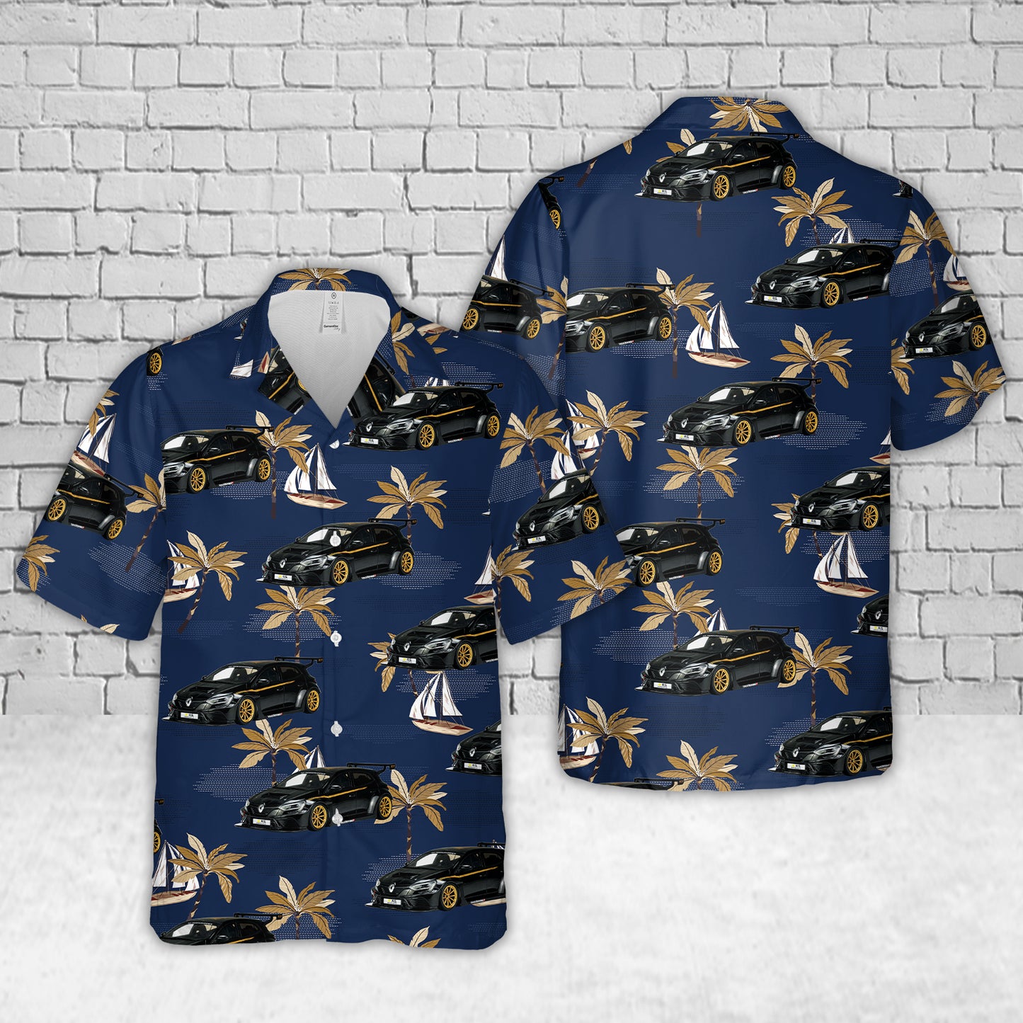 Renault Megane 4 RS TC4 Track Car  Motorsport Black 2020 Hawaiian Shirt