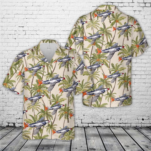Republic P-47H-25 ''Thunderbolt'' Hawaiian Shirt