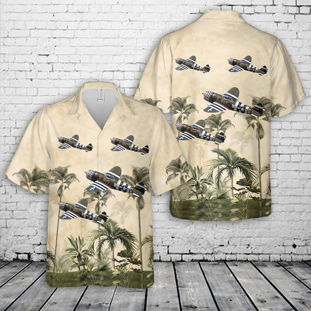 Republic P-47 Thunderbolt "Snafu" Hawaiian Shirt