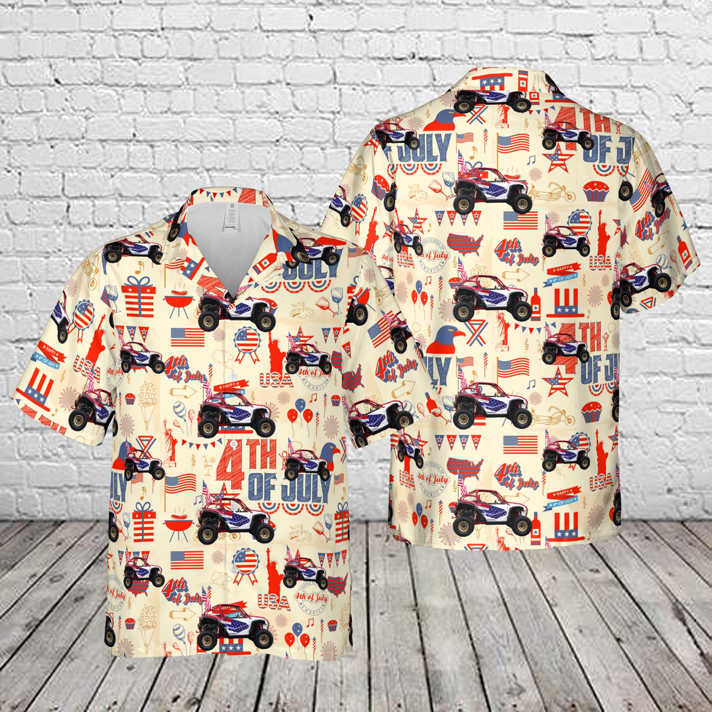 Retro Talon, 4th Of July Hawaiian Shirt