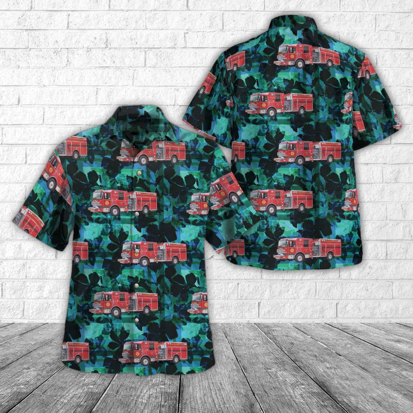 Richmond, Indiana, Richmond Fire Department Hawaiian Shirt