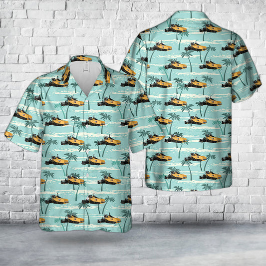 Road Construction Asphalt Paving Equipment Hawaiian Shirt