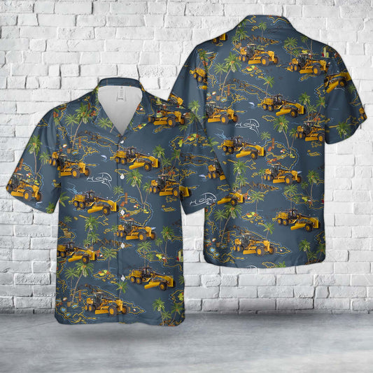 Road Grader Hawaiian Shirt