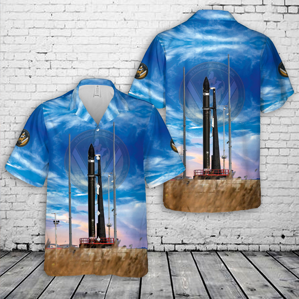 Rocket Lab Electron "Stronger Together" Hawaiian Shirt