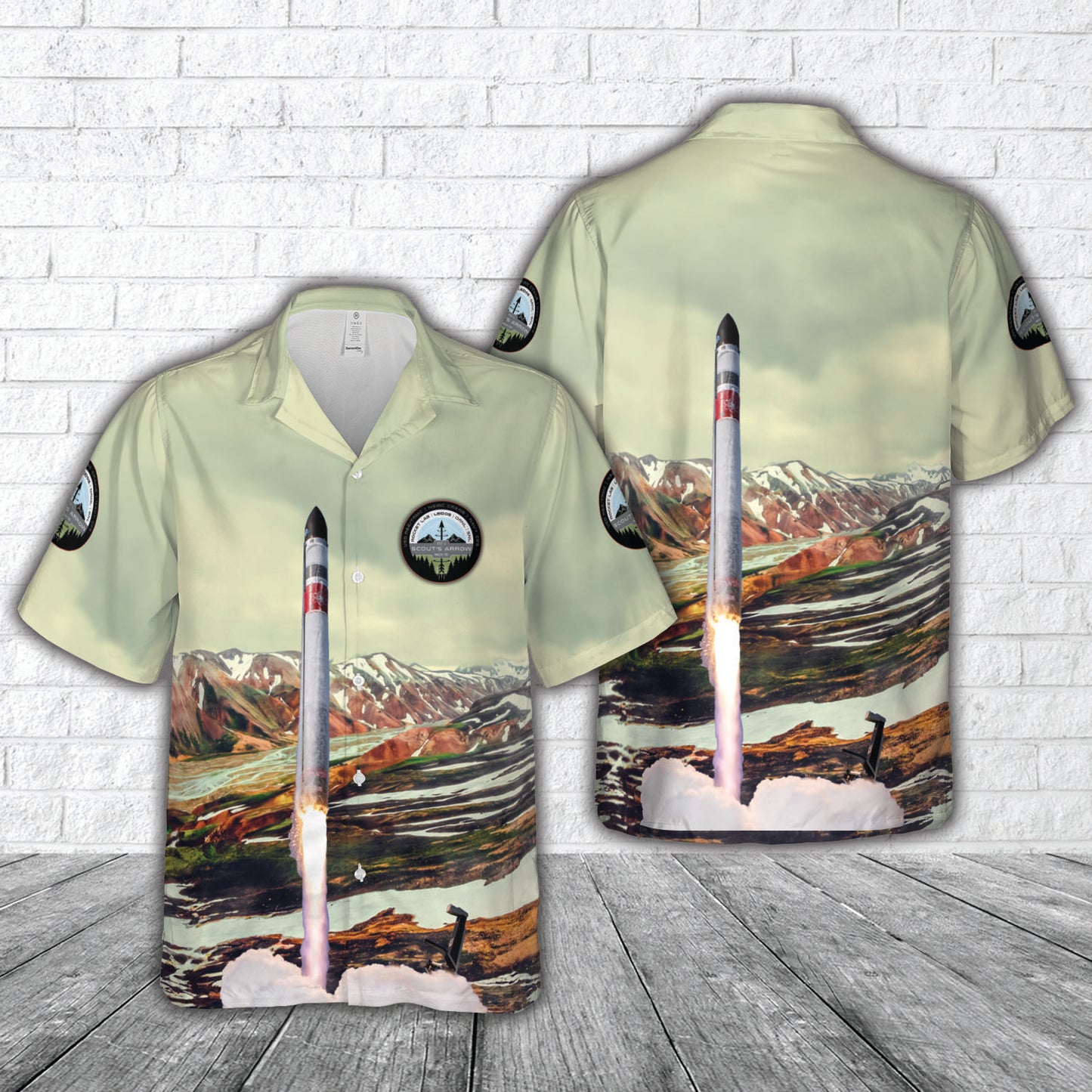 Rocket Lab Electron 'Scout's Arrow' Hawaiian Shirt