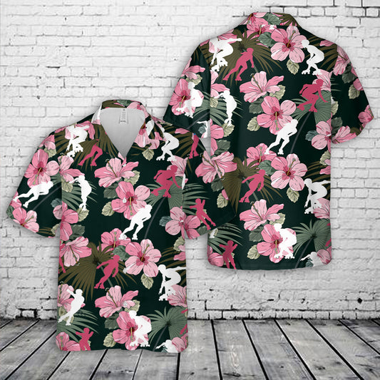 Roller Derby Hawaiian Shirt
