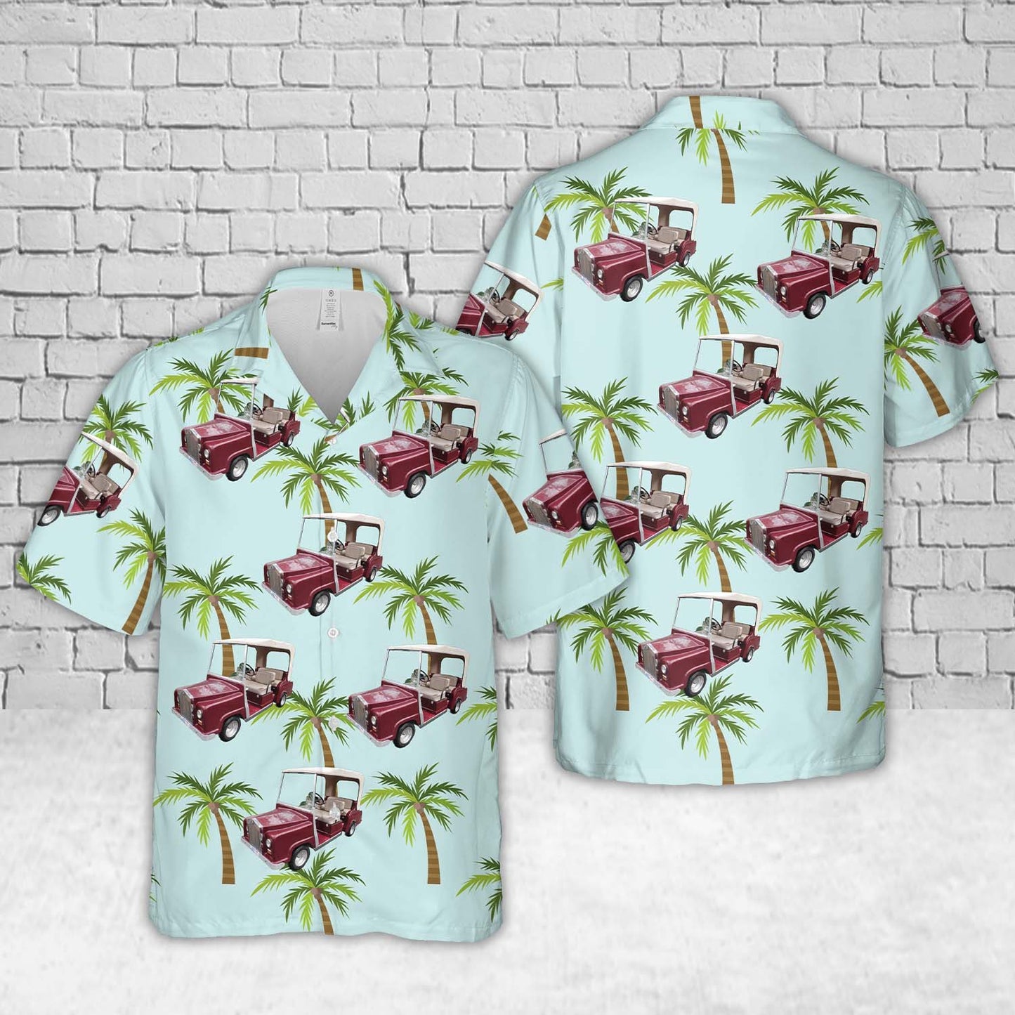 Rolls Royce Golf Cart Hawaiian Shirt