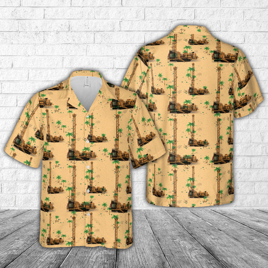 Rotary Blasthole Drill Hawaiian Shirt