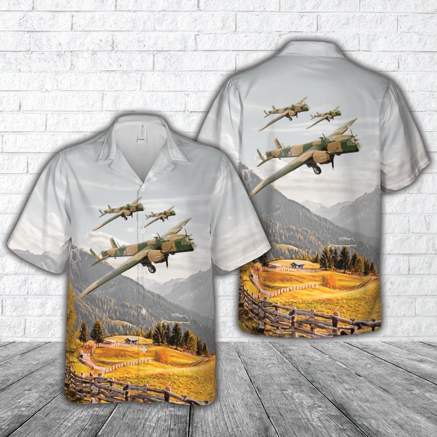 Royal Air Force Armstrong Whitworth Whitley A.W.38 Medium bomber Hawaiian Shirt