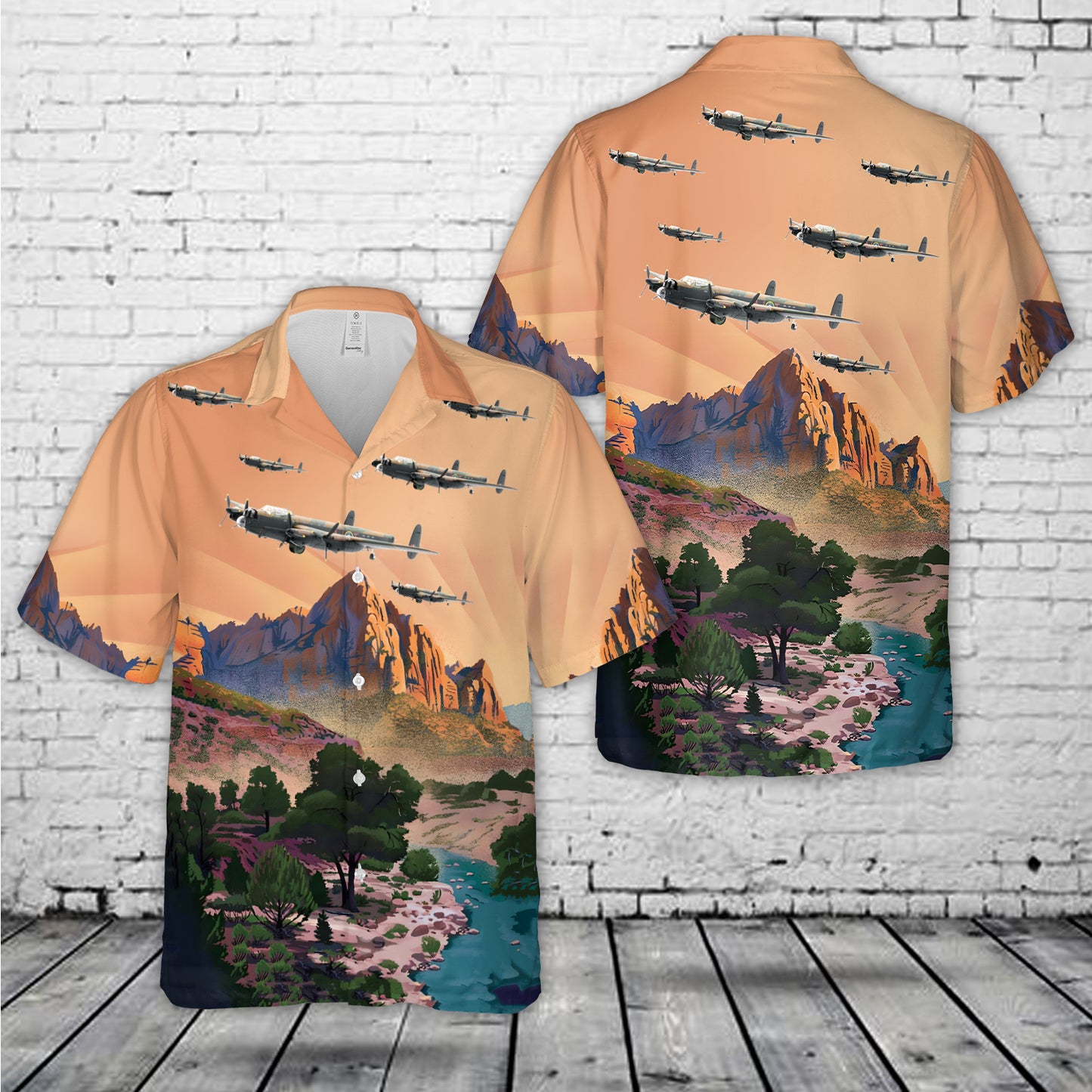 Royal Air Force Avro Lancaster BIII Special, AJ-T, 'T-Tommy', 617 Squadron RAF Hawaiian Shirt