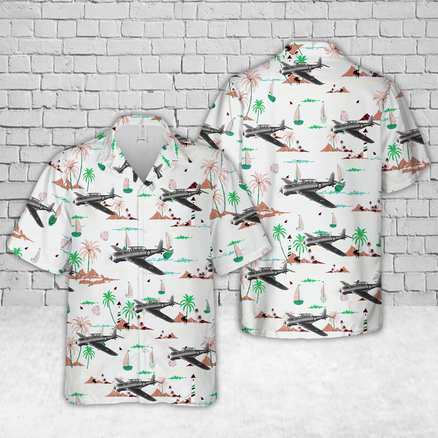 Royal Air Force Blackburn Skua In WWII Hawaiian Shirt