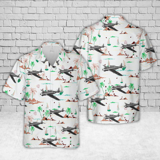 Royal Air Force Blackburn Skua In WWII Hawaiian Shirt