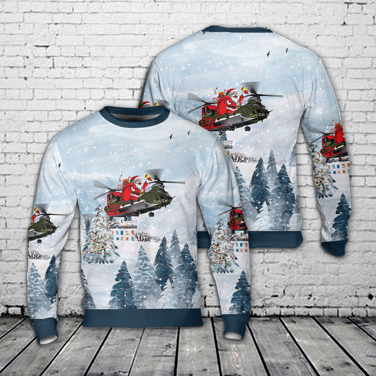 Royal Air Force Boeing Chinook HC.4 ZA712, RAF No.18 (B) Squadron Christmas Sweater