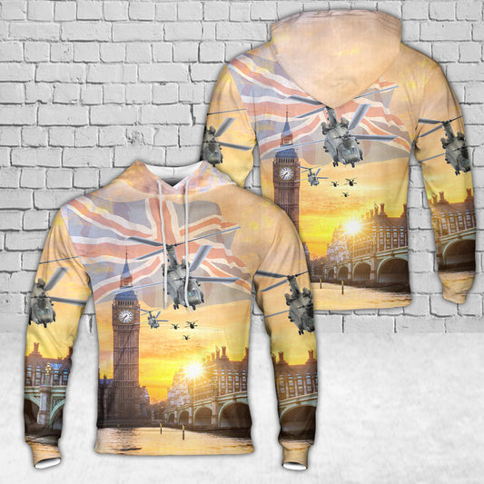 Royal Air Force Boeing Chinook HC.6 ZA708 Hoodie 3D