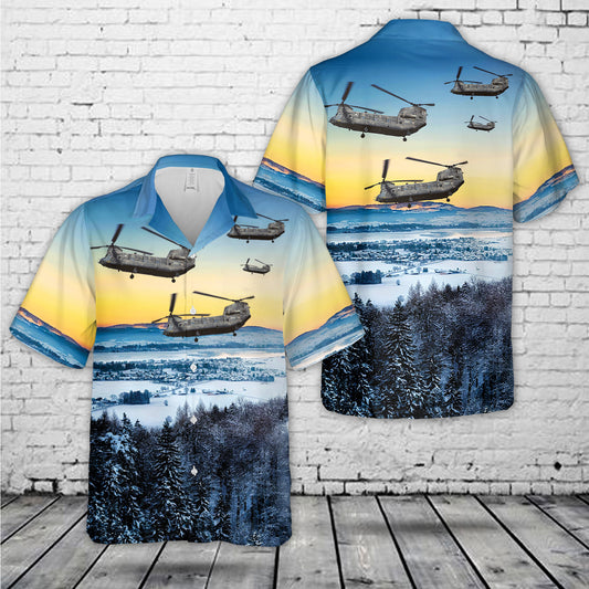 Royal Air Force Boeing Vertol Chinook HC1 (352) Hawaiian Shirt