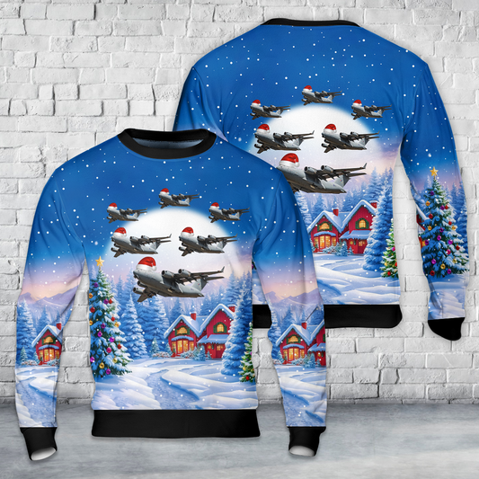 Royal Air Force C17 Globemaster II Christmas AOP Sweater
