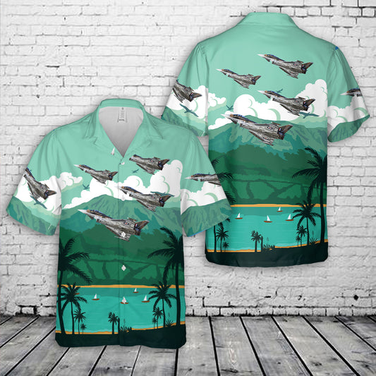 Royal Air Force Eurofighter Typhoon FGR.4 ZK349 - Battle of Britain Hawaiian Shirt