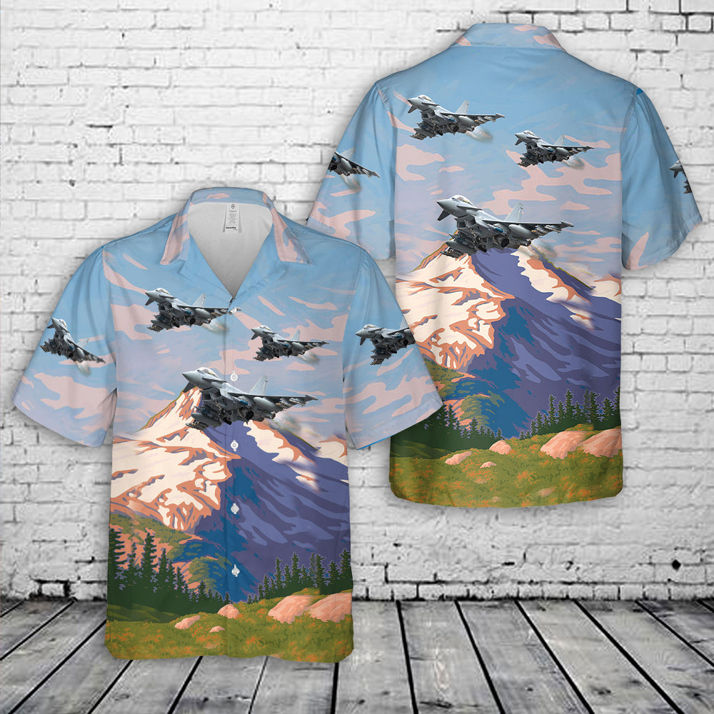 Royal Air Force Eurofighter Typhoon FGR4 MOD 45160575 Hawaiian Shirt
