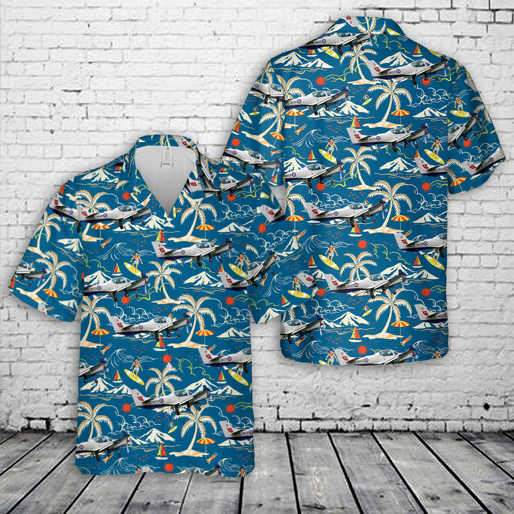 Royal Air Force Grob G-120TP Prefect T1 Hawaiian Shirt