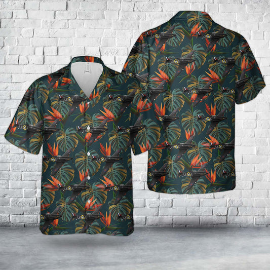 Royal Air Force Hawker Hurricane Mk.I 87 Sqn Hawaiian Shirt