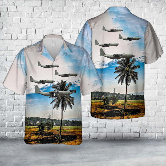 Royal Air Force Lockheed Martin C-130J-30 Hercules C4 (L-382) ZH865 Hawaiian Shirt