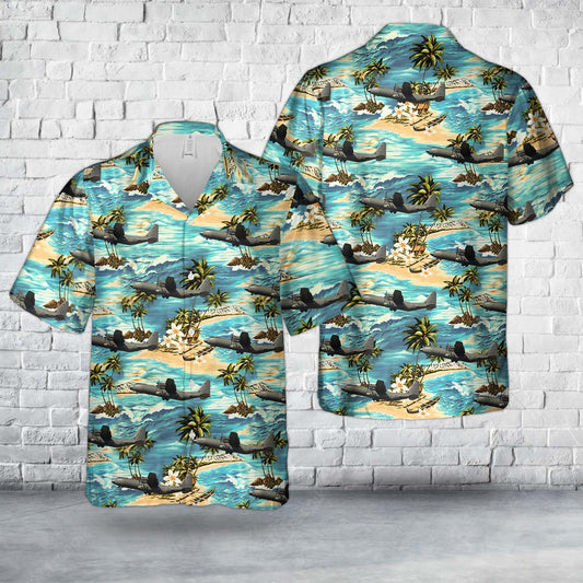 Royal Air Force Lockheed Martin C-130J Hercules C5 (L-382) ZH872 Hawaiian Shirt
