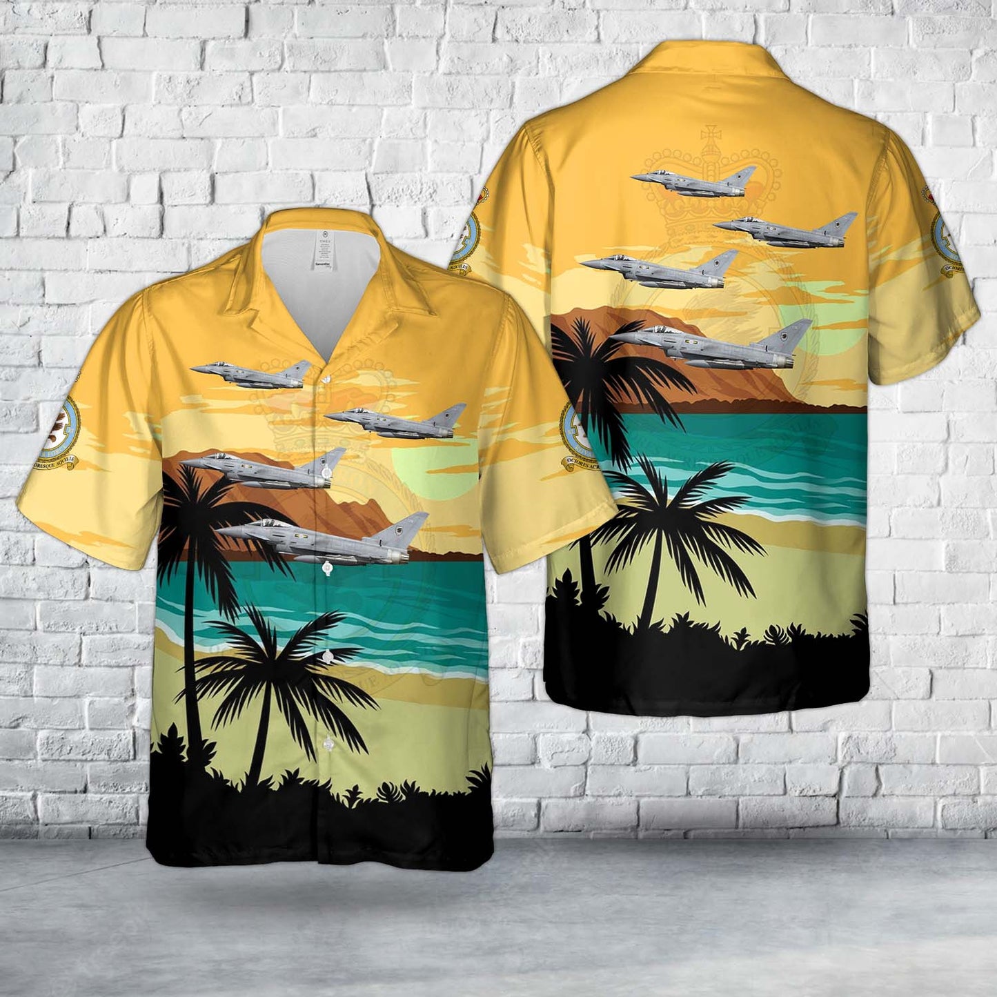 Royal Air Force No. 11 Squadron RAF Eurofighter Typhoon FGR.4 Hawaiian Shirt