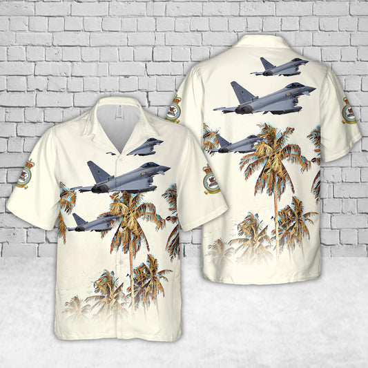 Royal Air Force No. 3 Squadron RAF Eurofighter Typhoon FGR4 Hawaiian Shirt