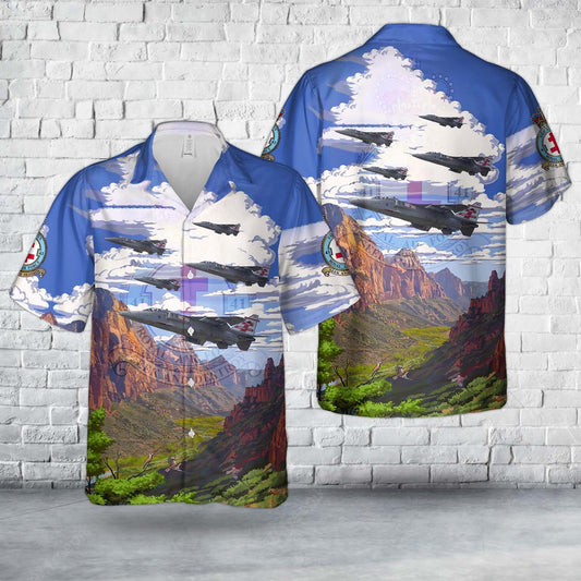 Royal Air Force No. 41 Squadron RAF Jaguar The End of an Era Hawaiian Shirt