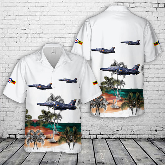 Royal Air Force No. 4 Squadron RAF BAE Hawk T2 Hawaiian Shirt