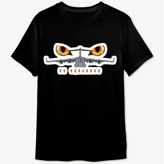 Royal Air Force No. 99 Squadron RAF Boeing C-17 Globemaster III Classic Unisex T-Shirt Gildan 5000 (Made In US) DLHH0708PT07