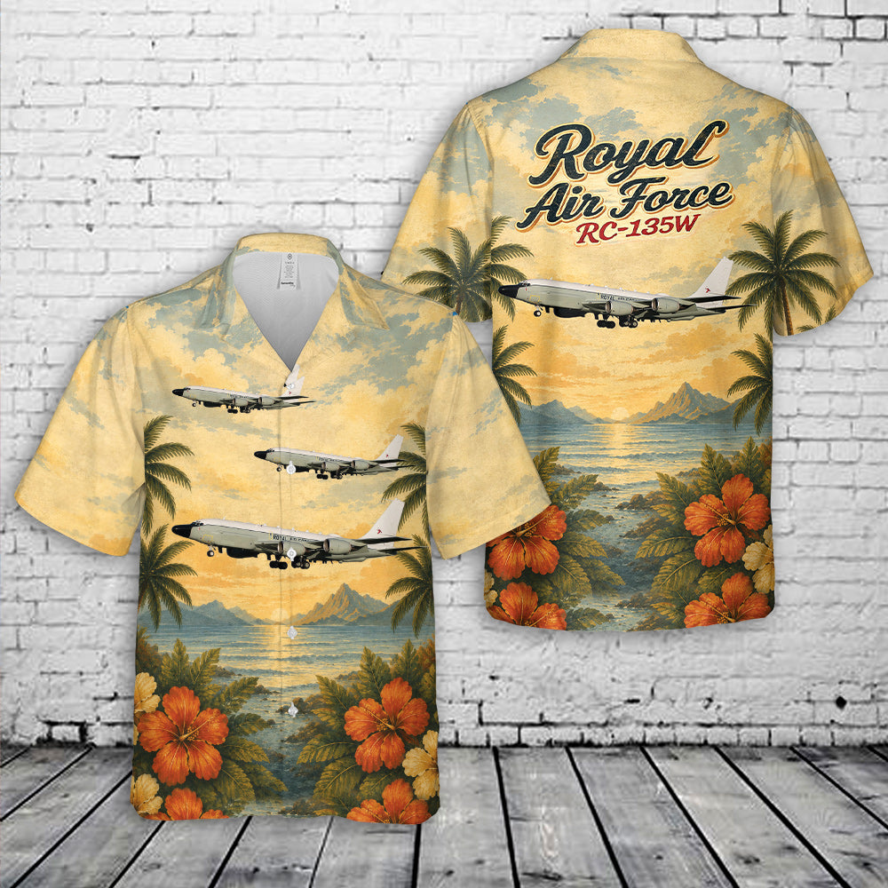 Royal Air Force RC-135W Hawaiian Shirt