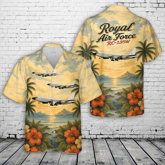 Royal Air Force RC-135W Hawaiian Shirt