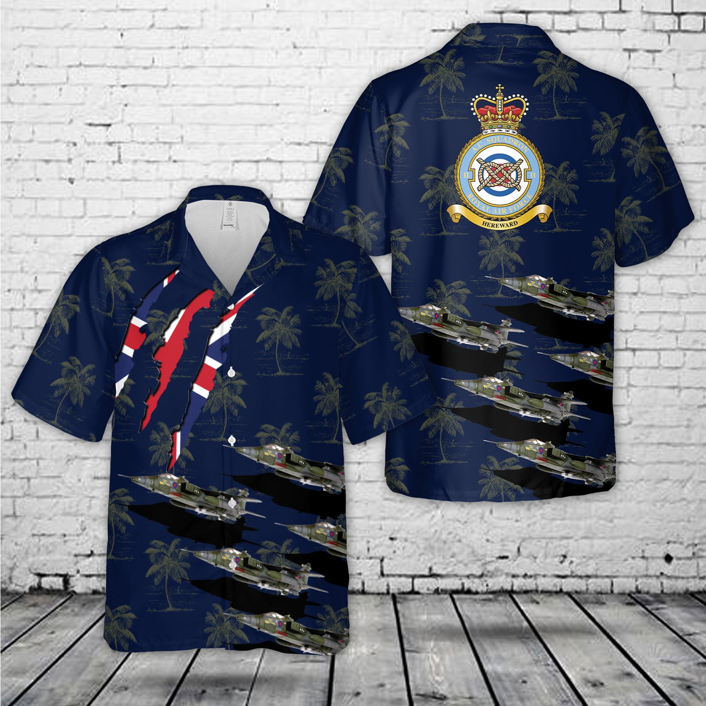 Royal Air Force SEPECAT Jaguar GR1 XZ108 of No. 2 Squadron RAF Hawaiian Shirt
