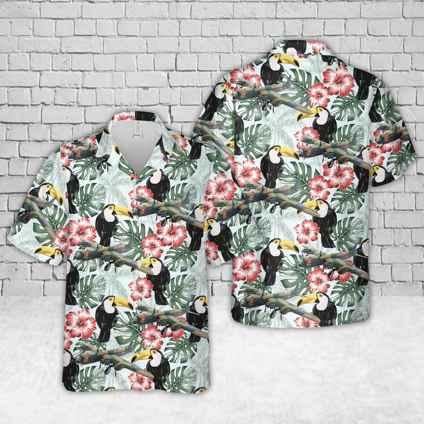 Royal Air Force Short Stirling Mk.III - "Jolly Roger," No. 199 Squadron Hawaiian Shirt