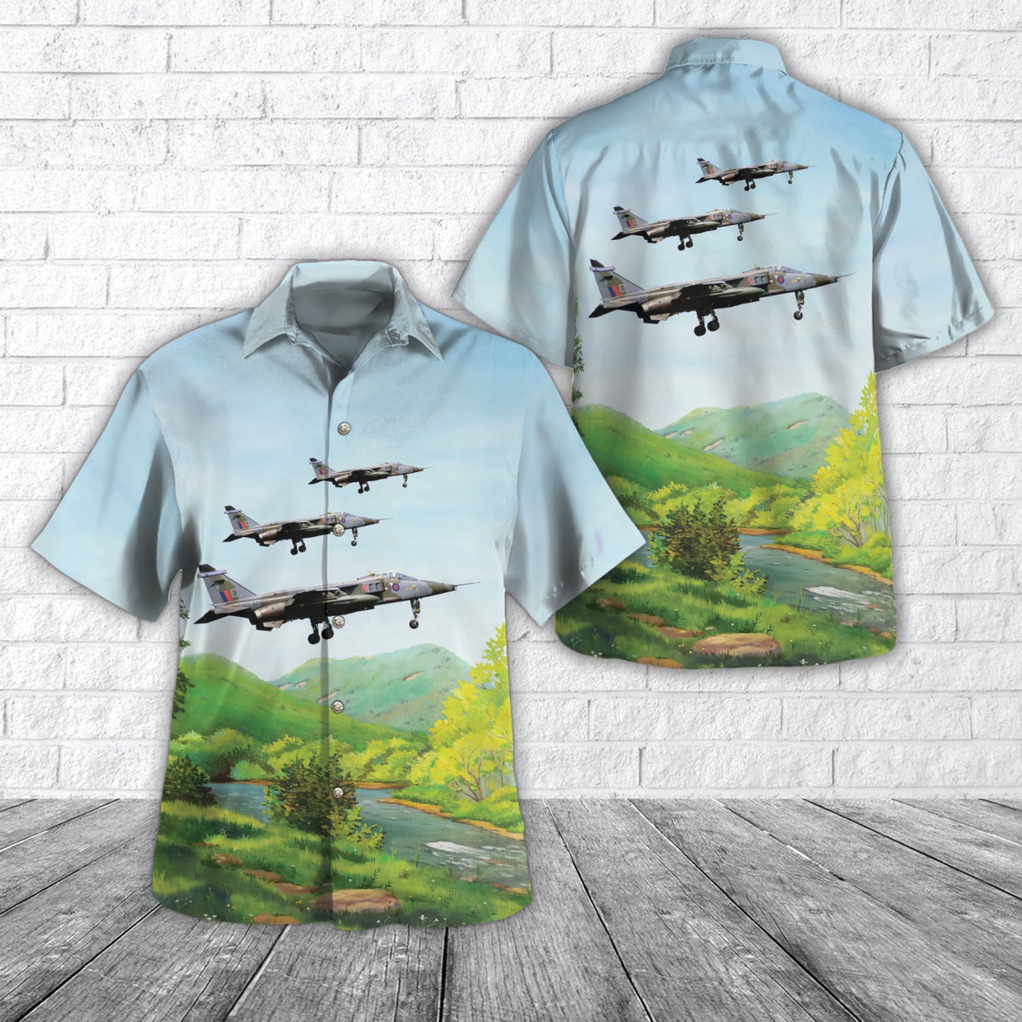 Royal Air Force Sepecat Jaguar GR1 Hawaiian Shirt