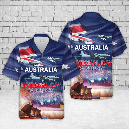 Royal Australian Air Force Lockheed AP-3C Orion Australia Day Hawaiian Shirt