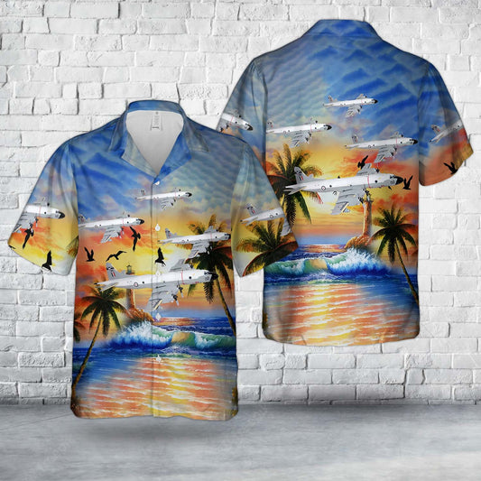 Royal Australian Air Force No. 11 Squadron P-3b Hawaiian Shirt