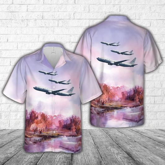Royal Australian Air Force No. 92 Wing Boeing P-8A Poseidon Hawaiian Shirt